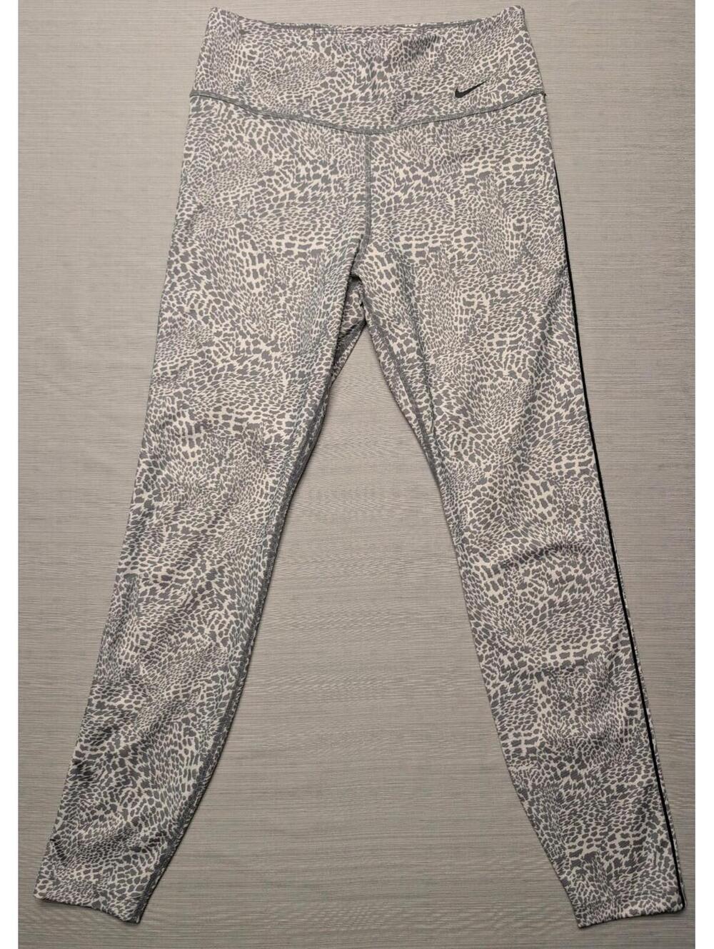 Nike Training Leggings Mono Leopard Print Medium